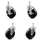 Service Caster 5 Inch Soft Rubber Wheel Swivel 10mm Threaded Stem Caster Brakes SCC, 2PK SCC-TS20S514-SRS-M1015-2-TLB-2 - alternate 1